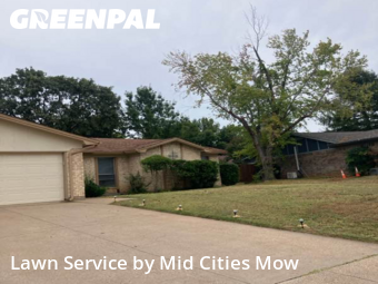 Yard Cuttingin Bedford,76021,Lawn Mowing Service by Mid Cities Mow, work completed in Nov , 2025