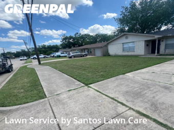 Lawn Care Servicein Haltom City,76117,Lawn Mowing by Santos Lawn Care , work completed in Jan , 2026