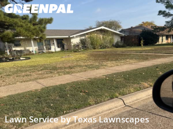 Yard Mowingin Richardson,75081,Lawn Cut by Texas Lawnscapes, work completed in Dec , 2025