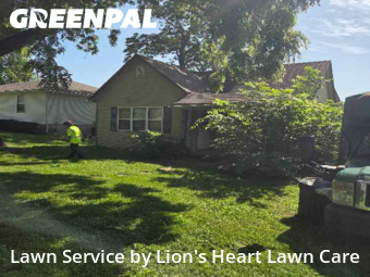 Lawn Cutin Leavenworth,66048,Grass Cutting by Lion's Heart Lawn Care, work completed in Dec , 2025