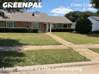 Grass Cutin Plano,75025,Lawn Maintenance by Dfw Landscaping , work completed in Jun , 2026
