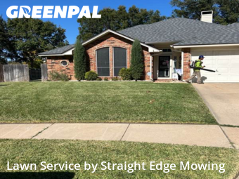 Grass Cuttingin Grapevine,76051,Yard Mowing by Straight Edge Mowing, work completed in Nov , 2025