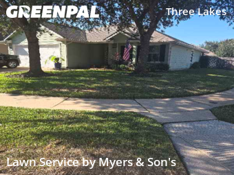 Yard Mowingin Tomball,77375,Lawn Care Service by Myers & Son's, work completed in Jan , 2026