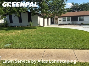 Grass Cutin Irving,75062,Lawn Cutting by Alfas Landscaping, work completed in Jun , 2026