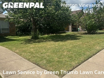 Lawn Servicein Frisco,75035,Lawn Cut by Green Thumb Lawn Care, work completed in Jul , 2026