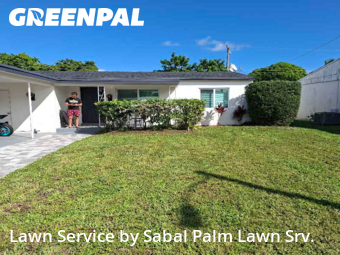 Lawn Mowingin Fort Lauderdale,33334,Lawn Maintenance by Sabal Palm Lawn Srv., work completed in Nov , 2025