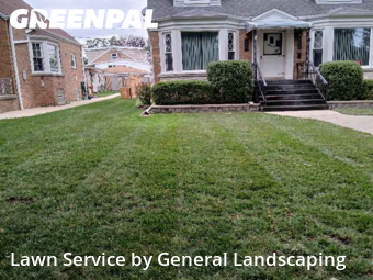 Lawn Management in Elmwood Park, 60707, Lawn Cutting by General Landscaping , work completed in Nov , 2025