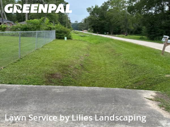 Yard Cuttingin Porter,77365,Lawn Mowing by Lilies Landscaping, work completed in Nov , 2025
