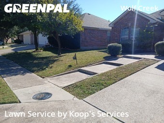 Yard Care Services in Dallas, 75237, Lawn Care by Koop's Services, work completed in Nov , 2025