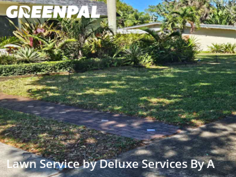 Lawn Mowingin Plantation,33317,Grass Cut by Deluxe Services By A, work completed in Dec , 2025