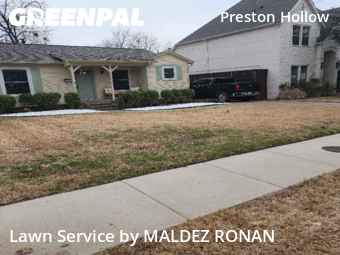 Yard Cuttingin Dallas,75229,Lawn Mowing by MALDEZ RONAN, work completed in Feb , 2026