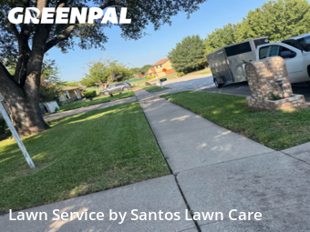 Grass Cuttingin Saginaw,76179,Lawn Maintenance by Santos Lawn Care , work completed in Oct , 2025