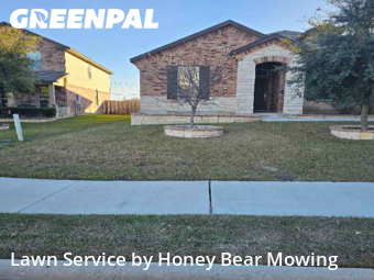 Grass Cut in Cibolo, 78108, Lawn Care Service by Honey Bear Mowing, work completed in 18 Jan, 2026 
