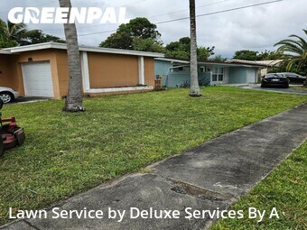 Lawn Mowingin Sunrise,33313,Lawn Care by Deluxe Services By A, work completed in Jun , 2026