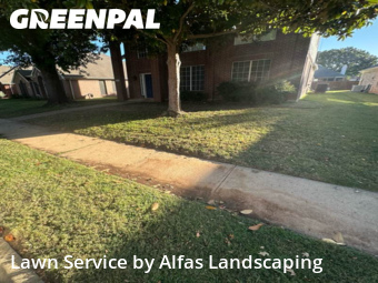 Yard Cuttingin Lewisville,75077,Grass Cutting by Alfas Landscaping, work completed in Nov , 2025