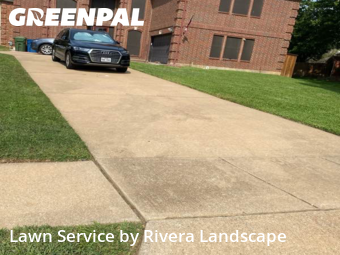 Lawn Cutin Flower Mound,75028,Lawn Cutting by Rivera Landscape , work completed in Dec , 2025