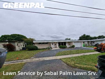 Lawn Mowin Sunrise,33322,Grass Cut by Sabal Palm Lawn Srv., work completed in Feb , 2026