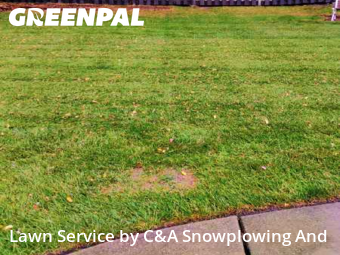 Grass Cutin Arlington Heights,60005,Lawn Maintenance by C&A Snowplowing And , work completed in Dec , 2025