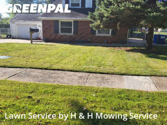 Yard Cuttingin Florissant,63031,Lawn Care by H & H Mowing Service, work completed in Dec , 2025
