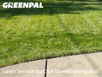 Lawn Mowing Servicein Arlington Heights,60005,Yard Mowing by C&A Snowplowing And , work completed in Dec , 2025