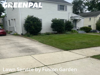 Lawn Upkeep in Bethesda, 20814, Backyard Mowing by Fusion Garden, work completed in Oct , 2025