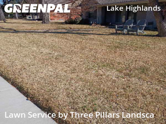 Lawn Maintenancein Dallas,75243,Lawn Service by Three Pillars Landsca, work completed in Feb , 2026