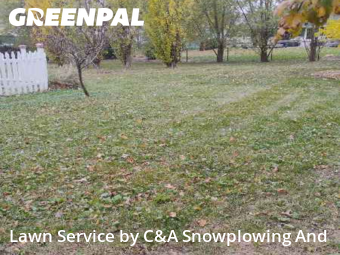 Lawn Mowing Servicein Arlington Heights,60004,Lawn Cutting by C&A Snowplowing And , work completed in Dec , 2025