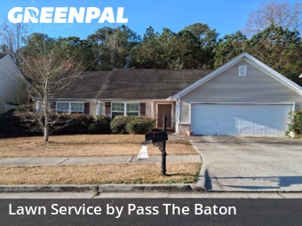 Yard Cuttingin Lawrenceville,30045,Yard Mowing by Pass The Baton, work completed in Dec , 2025
