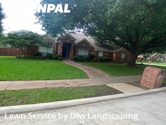 Lawn Carein Flower Mound,75028,Lawn Maintenance by Dfw Landscaping , work completed in Jun , 2026