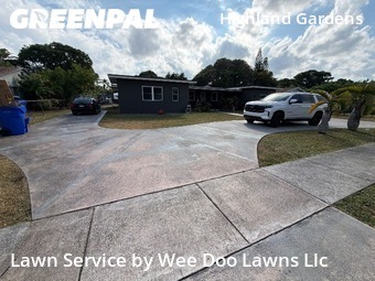 Commercial Landscaping In Hollywood,33020,Landscape Design by Wee Doo Lawns Llc, work completed in Dec , 2025