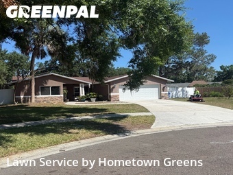 Grass Cutin Brandon,33511,Lawn Cutting by Hometown Greens , work completed in Jun , 2026