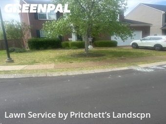 Yard Cuttingin Franklin,37064,Lawn Mow by Pritchett’s Landscpn, work completed in Jun , 2026