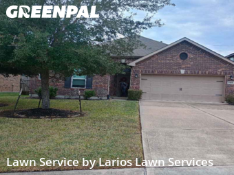 Lawn Servicein Pearland,77584,Lawn Mow by Larios Lawn Services, work completed in Dec , 2025