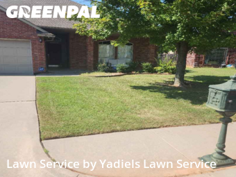 Yard Cuttingin Moore,73160,Lawn Cut by Yadiels Lawn Service, work completed in Feb , 2026