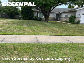 Lawn Upkeep in Crest Hill, 60403, Yard Mowing by K&S Landscaping, work completed in Nov , 2025