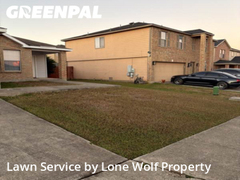 Lawn Mowingin Cibolo,78108,Yard Cutting by Lone Wolf Property , work completed in Nov , 2025