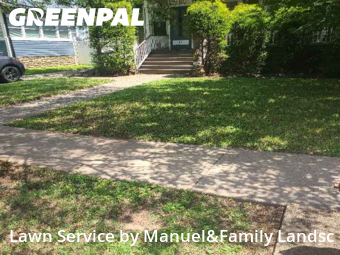 Lawn Management in Elizabeth, 7208, Backyard Mowing by Manuel&Family Landsc, work completed in Nov , 2025
