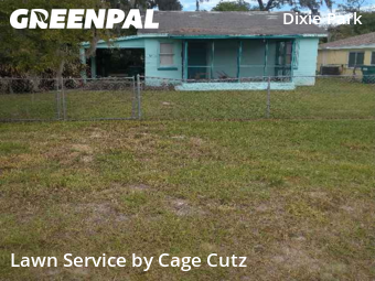 Lawn Work in Daytona Beach, 32117, Front Yard Mowing by Cage Cutz, work completed in Nov , 2025