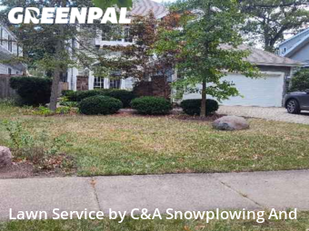 Landscaping Maintenance in Winnetka, 60093, Grass Services by C&A Snowplowing And , work completed in Nov , 2025