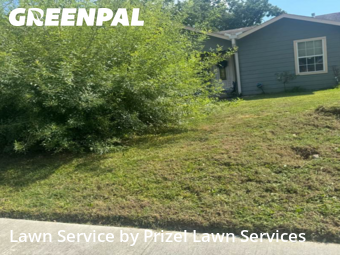 Yard Mowingin Pasadena,77506,Yard Cutting by Prizel Lawn Services, work completed in Nov , 2025