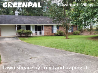 Landscaping Maintenance in Norcross, 30071, Front Yard Mowing by Lrey Landscaping Llc, work completed in Nov , 2025