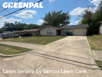 Yard Cuttingin Haltom City,76117,Grass Cut by Santos Lawn Care , work completed in Nov , 2025