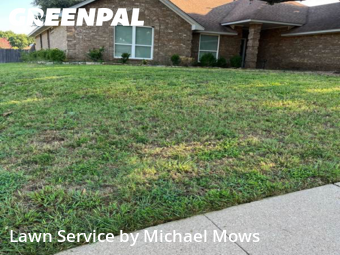 Yard Mowingin Euless,76039,Lawn Mow by Michael Mows, work completed in Nov , 2025