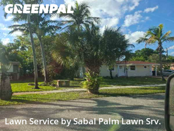 Backyard Mowing in North Lauderdale, 33068, Property Maintenance by Sabal Palm Lawn Srv., work completed in Nov , 2025