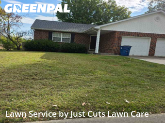 Front Yard Mowing in Belleville, 62221, Yard Work by Just Cuts Lawn Care, work completed in Nov , 2025