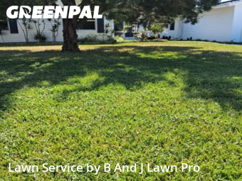 Grass Cutin Largo,33771,Lawn Mowing Service by B And J Lawn Pro, work completed in Dec , 2025
