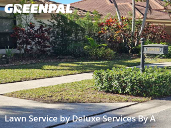 Lawn Cutin Plantation,33322,Lawn Service by Deluxe Services By A, work completed in Dec , 2025