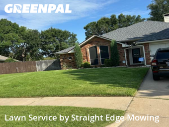 Lawn Servicein Grapevine,76051,Lawn Maintenance by Straight Edge Mowing, work completed in Dec , 2025