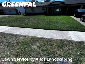 Yard Upkeep in Farmers Branch, 75234, Grass Care by Alfas Landscaping, work completed in Dec , 2025