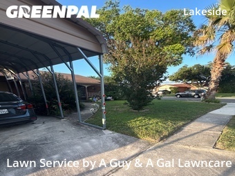 Yard Mowingin San Antonio,78222,Grass Cut by A Guy & A Gal Lawncare, work completed in Jun , 2026